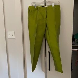Green J.Crew dress pants